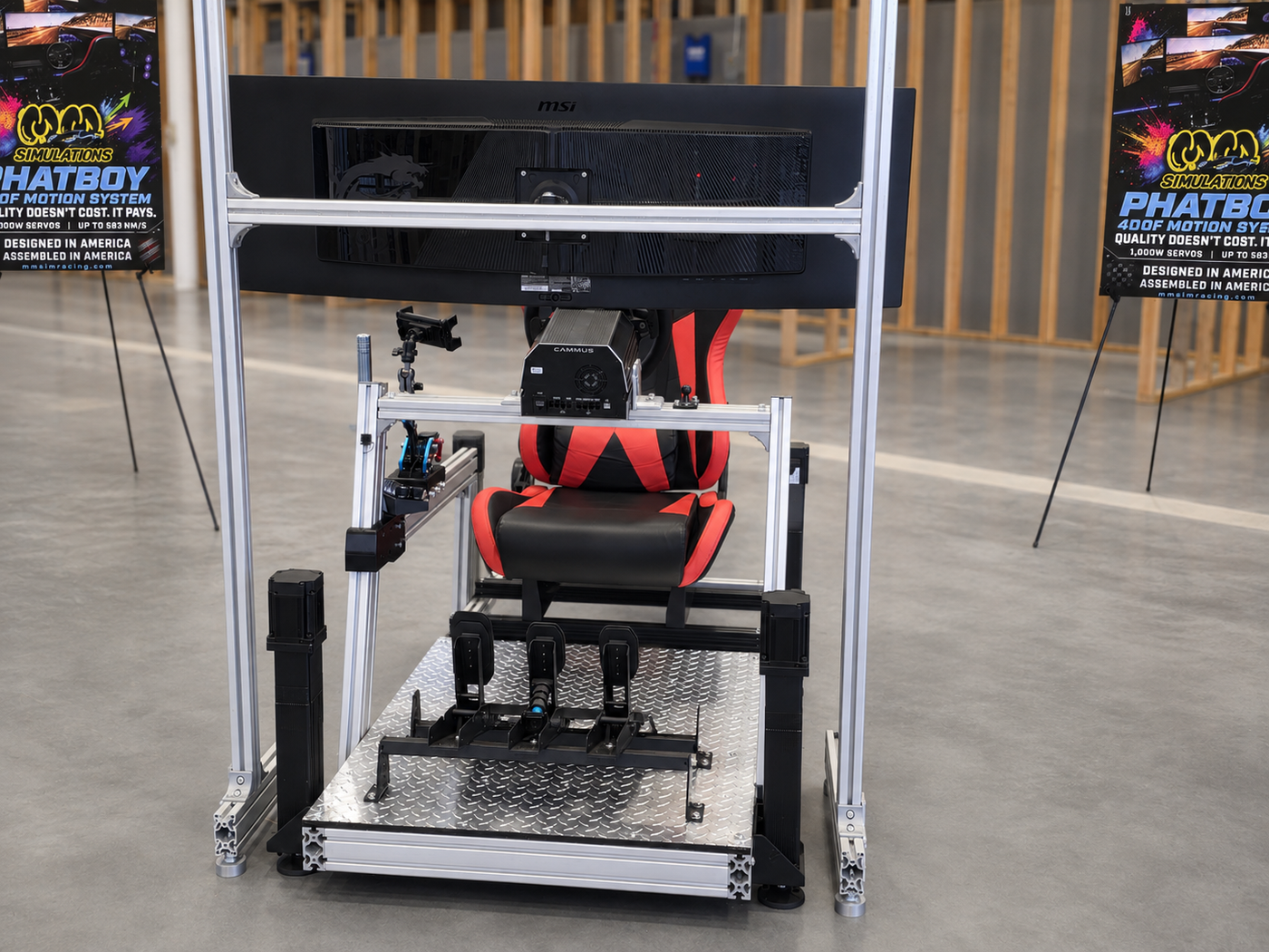 PhatBoy Turn Key 200MM 4DOF Flagship Motion Platform Commercial Use Ready