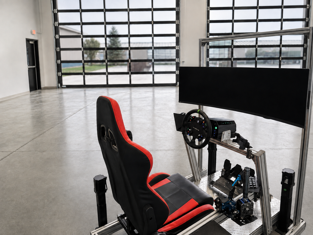 MM Simulations 4DOF motion platform actuator system